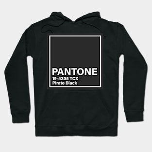 pantone 19-4305 TCX Pirate Black Hoodie